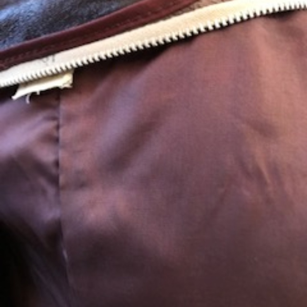 Men's Brown Leather Jacket - Picture 4 of 4